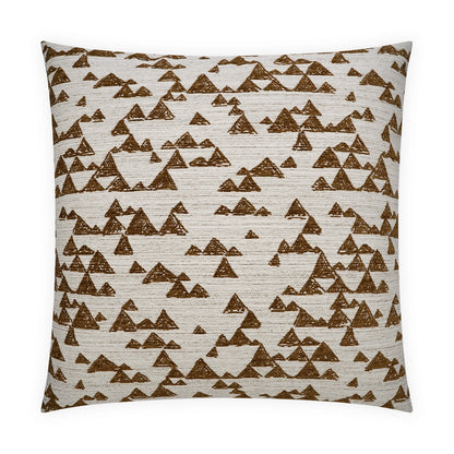 D.V. KAP HOME   24" x 24" Laramie Pillow - Toffee Western Chic, Abstract, Farmhouse    - 4118-T-2424