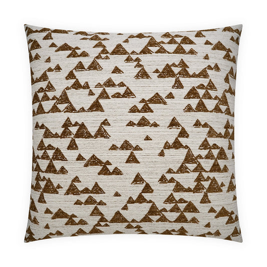 D.V. KAP HOME   24" x 24" Laramie Pillow - Toffee Western Chic, Abstract, Farmhouse    - 4118-T-2424