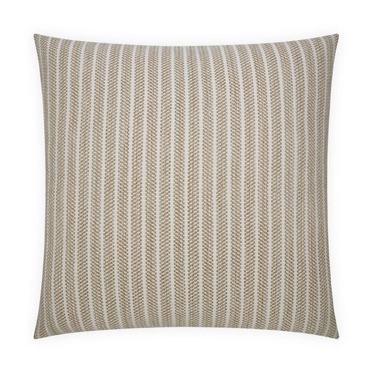 D.V. KAP HOME   24" x 24" Convergence Pillow - Sisal Stripes, Farmhouse, Beach    - 4121-S-2424
