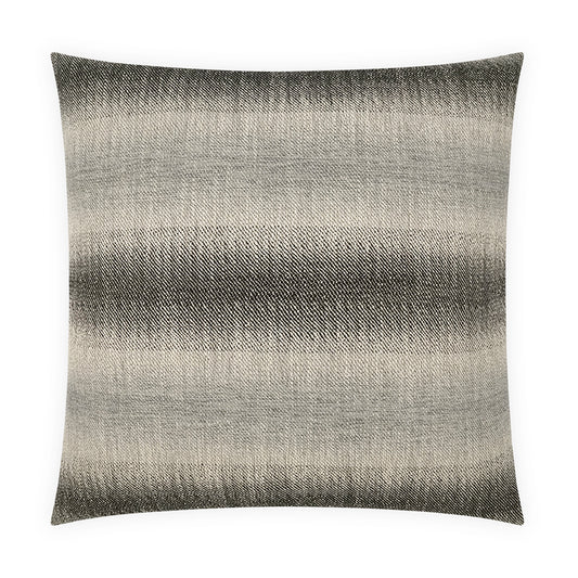 D.V. KAP HOME   24" x 24" Sullivan Pillow - Pewter Stripes, Global, Western Chic    - 4123-P-2424