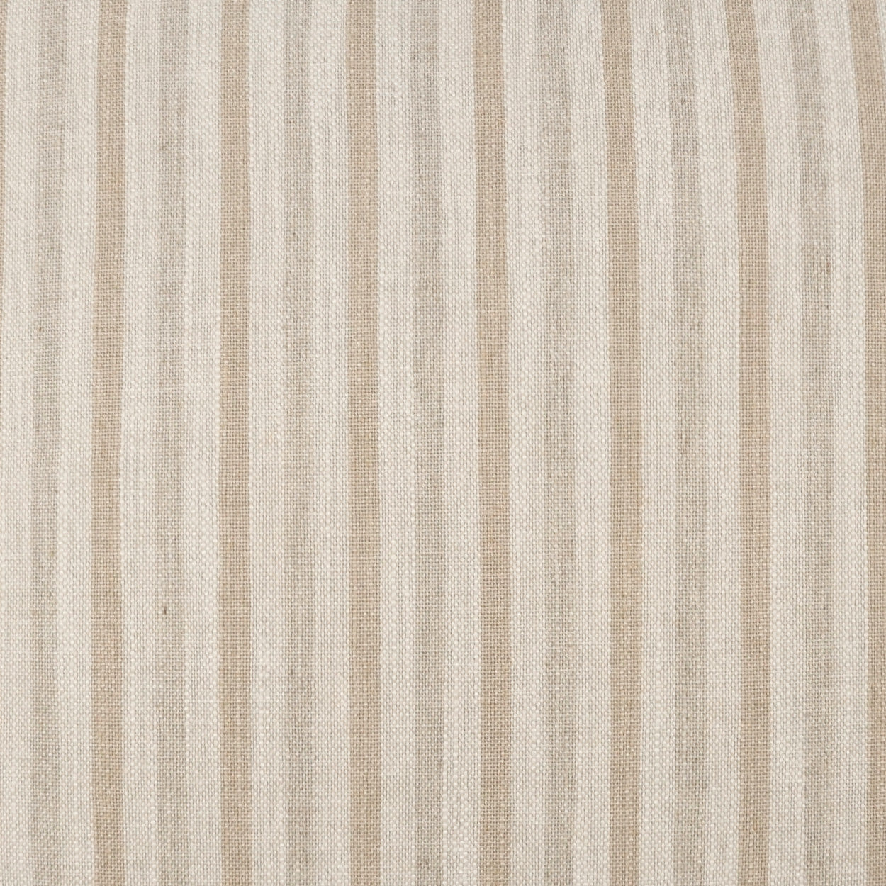 D.V. KAP HOME   24" x 24" Harrison Pillow - Ivory Stripes, Farmhouse    - 4128-I-2424