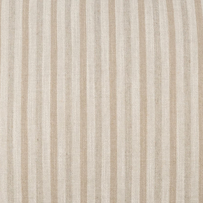 D.V. KAP HOME   24" x 24" Harrison Pillow - Ivory Stripes, Farmhouse    - 4128-I-2424