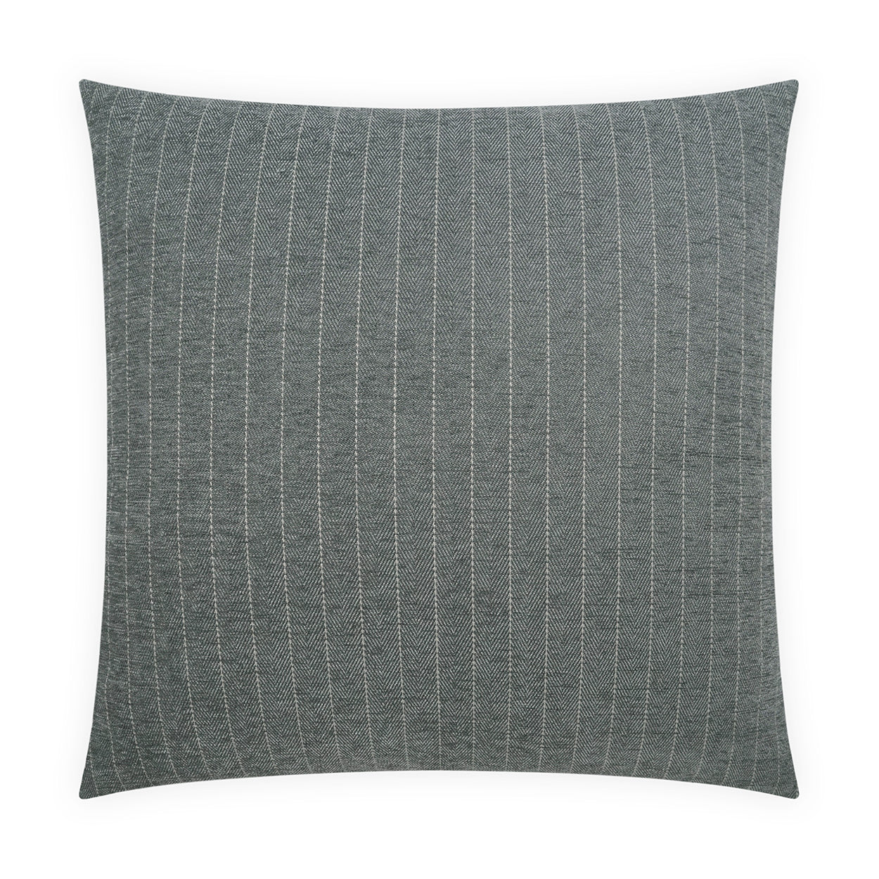 D.V. KAP HOME   24" x 24" Donegal Pillow - Mist Stripes, Farmhouse, Beach    - 4129-M-2424