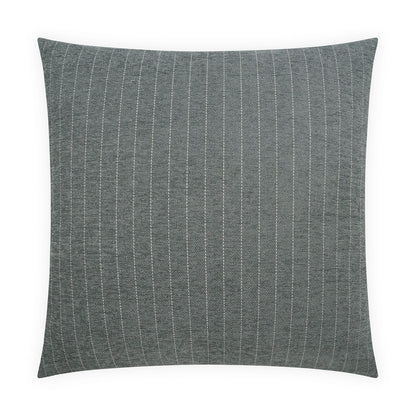 D.V. KAP HOME   24" x 24" Donegal Pillow - Mist Stripes, Farmhouse, Beach    - 4129-M-2424