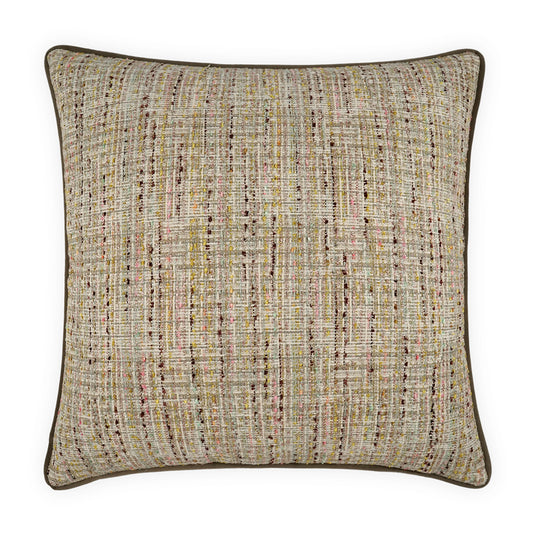D.V. KAP HOME   24" x 24" Underwood Pillow - Pastel Traditional, Transitional, Textured    - 4130-P-2424