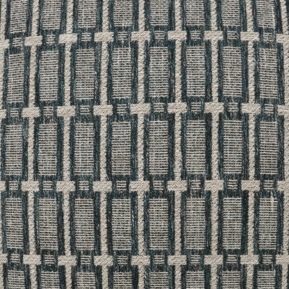 D.V. KAP HOME   24" x 24" Mandaree Pillow - Blue Abstract, Transitional    - 4132-B-2424