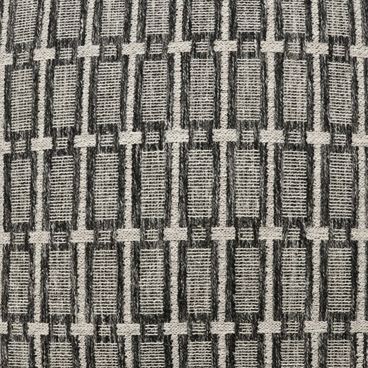 D.V. KAP HOME 4132-C-YARD Mandaree Fabric - Charcoal Abstract, Transitional  Grey   - Mandaree