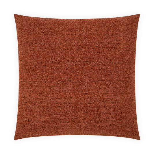 D.V. KAP HOME   24" x 24" Illecebrous Pillow - Fire Solid, Textured    - 4134-F-2424