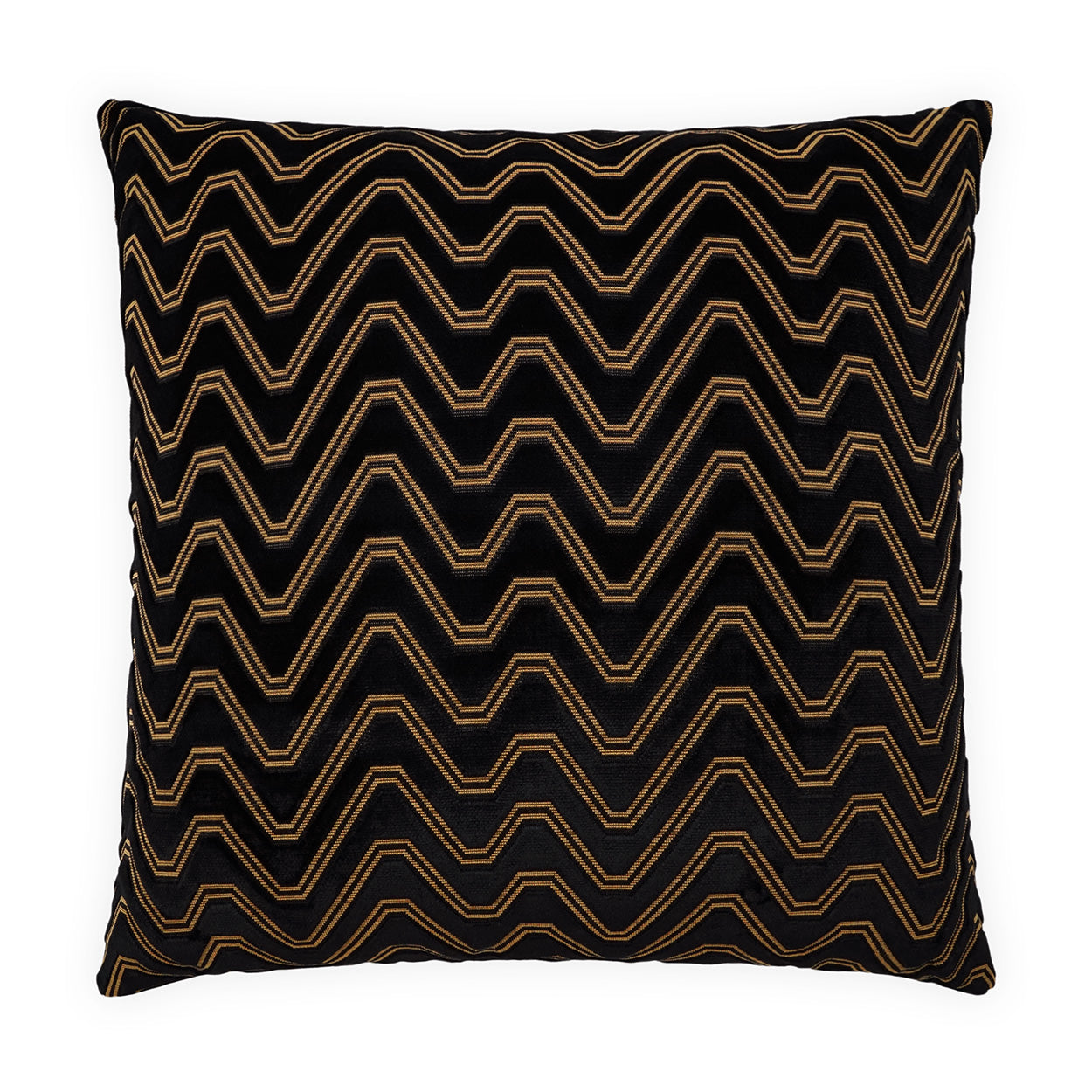 D.V. KAP HOME   24" x 24" Citadel Pillow Abstract, Glam, Chevron    - 4138-2424