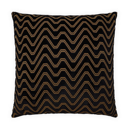 D.V. KAP HOME   24" x 24" Citadel Pillow Abstract, Glam, Chevron    - 4138-2424