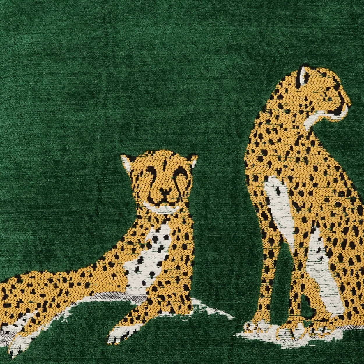 D.V. KAP HOME   24" x 24" Big Iris Pillow - Emerald Animal, Novelty, Transitional    - 4141-E-2424