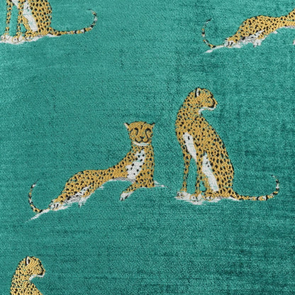 D.V. KAP HOME   24" x 24" Little Iris Pillow - Aquamarine Animal, Novelty, Transitional    - 4142-A-2424