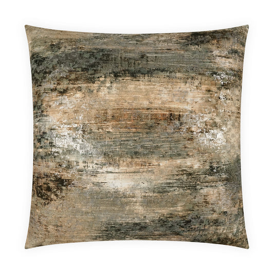 D.V. KAP HOME   24" x 24" Togurs Pillow - Natural Abstract, Transitional, Glam    - 4147-N-2424
