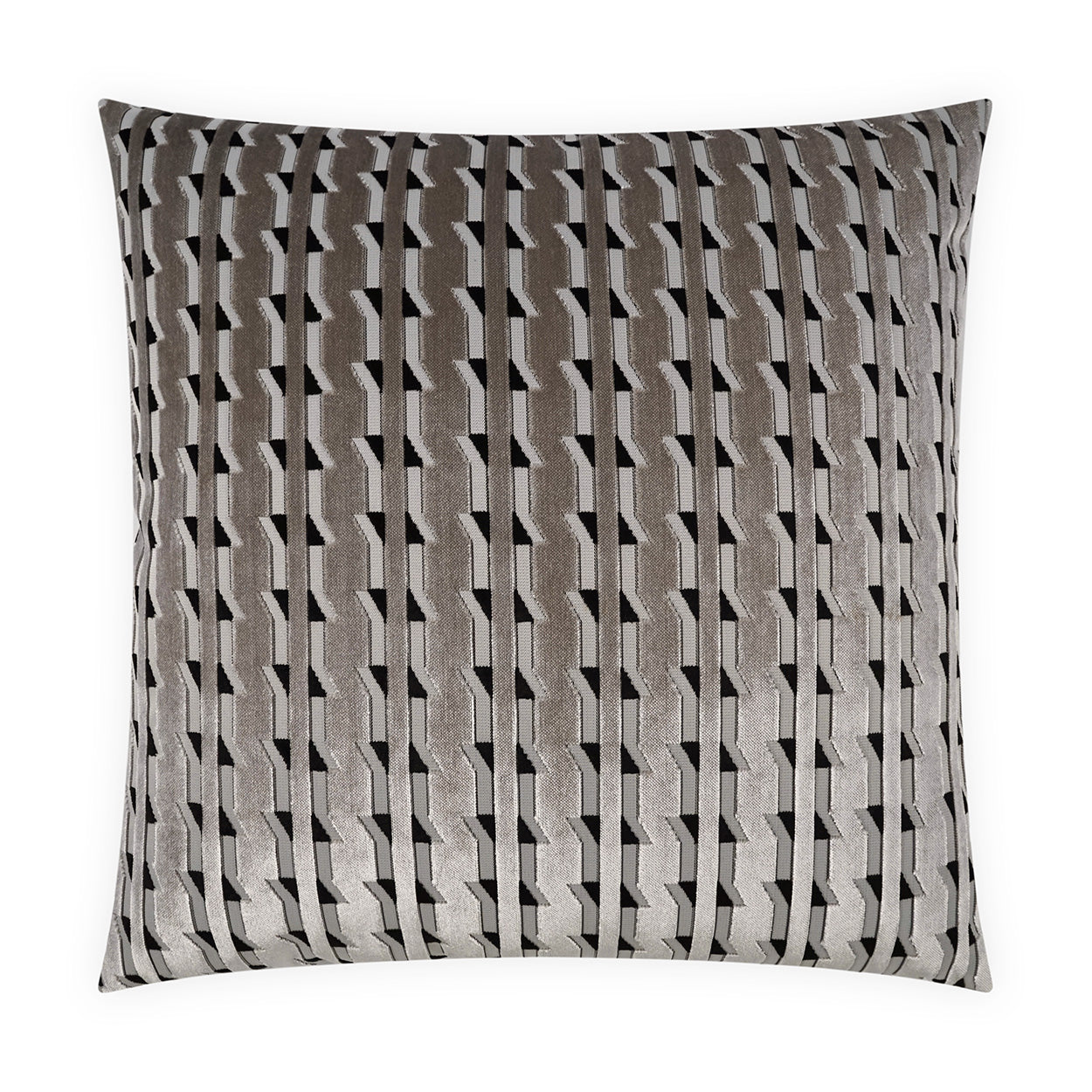 D.V. KAP HOME   24" x 24" Guerro Pillow Geometric, Transitional, Glam, Modern    - 4150-2424