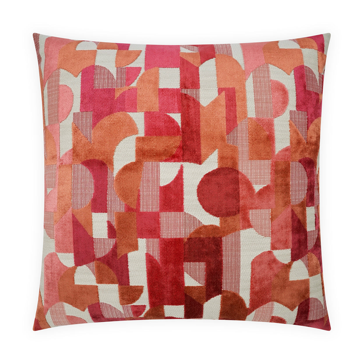 D.V. KAP HOME   24" x 24" Shake it Up Pillow Abstract, Modern    - 4152-2424