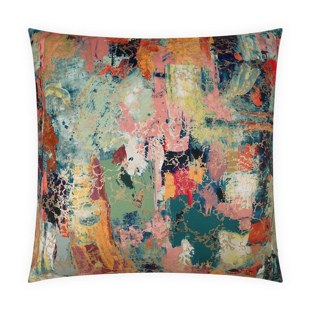 D.V. KAP HOME   24" x 24" Art De Vivre Pillow Abstract, Transitional    - 4153-2424