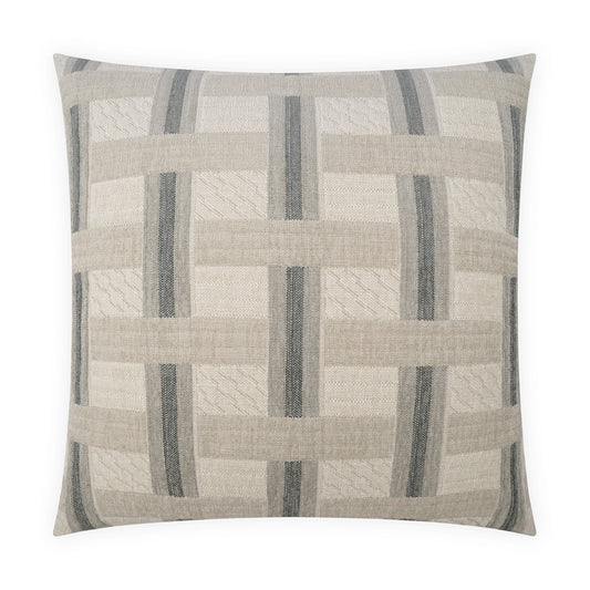 D.V. KAP HOME   24" x 24" Fraser Pillow - Mist Traditional    - 4156-M-2424