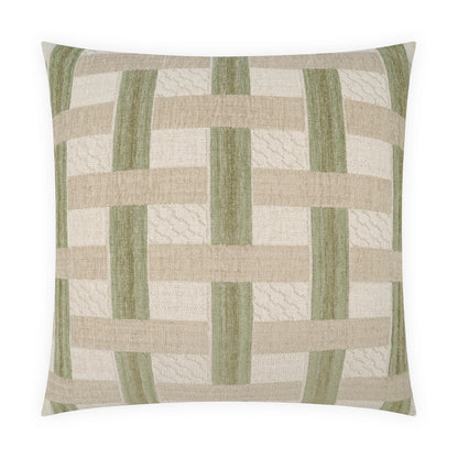 D.V. KAP HOME   24" x 24" Fraser Pillow - Sage Traditional    - 4156-S-2424