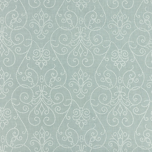 SCHUMACHER  RAOUL TEXTILES VIZCAYA PRINTS PRINTS MIST   - 415B12