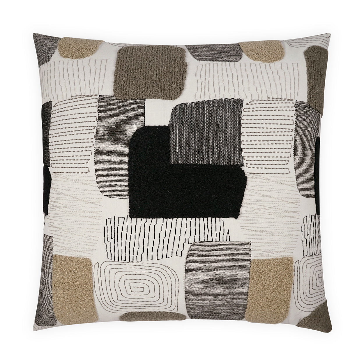 D.V. KAP HOME   24" x 24" Paintbox Pillow Abstract, Global, Modern    - 4160-2424