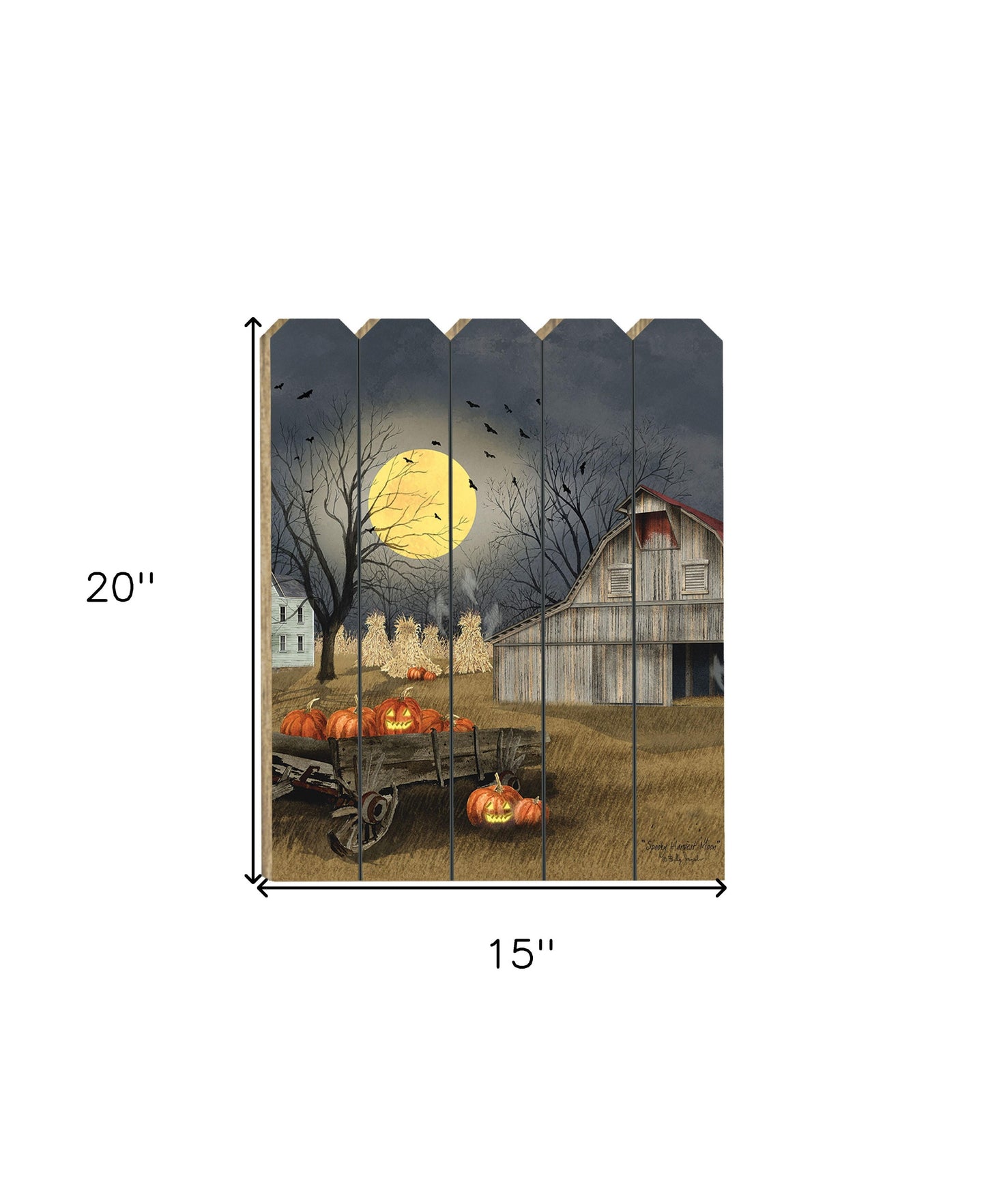 Spooky Harvest Moon 1 Unframed Print Wall Art