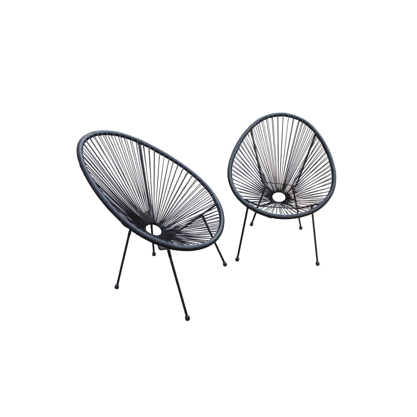 28" Set of Two Indoor Outdoor Camping Chair
