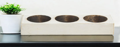 4" Wide Pillar Tabletop Votive Candle Holder