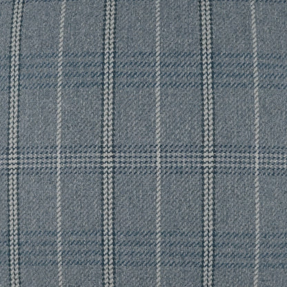 D.V. KAP HOME   24" x 24" Harken Pillow - Denim Farmhouse, Plaid - Check    - 4166-D-2424