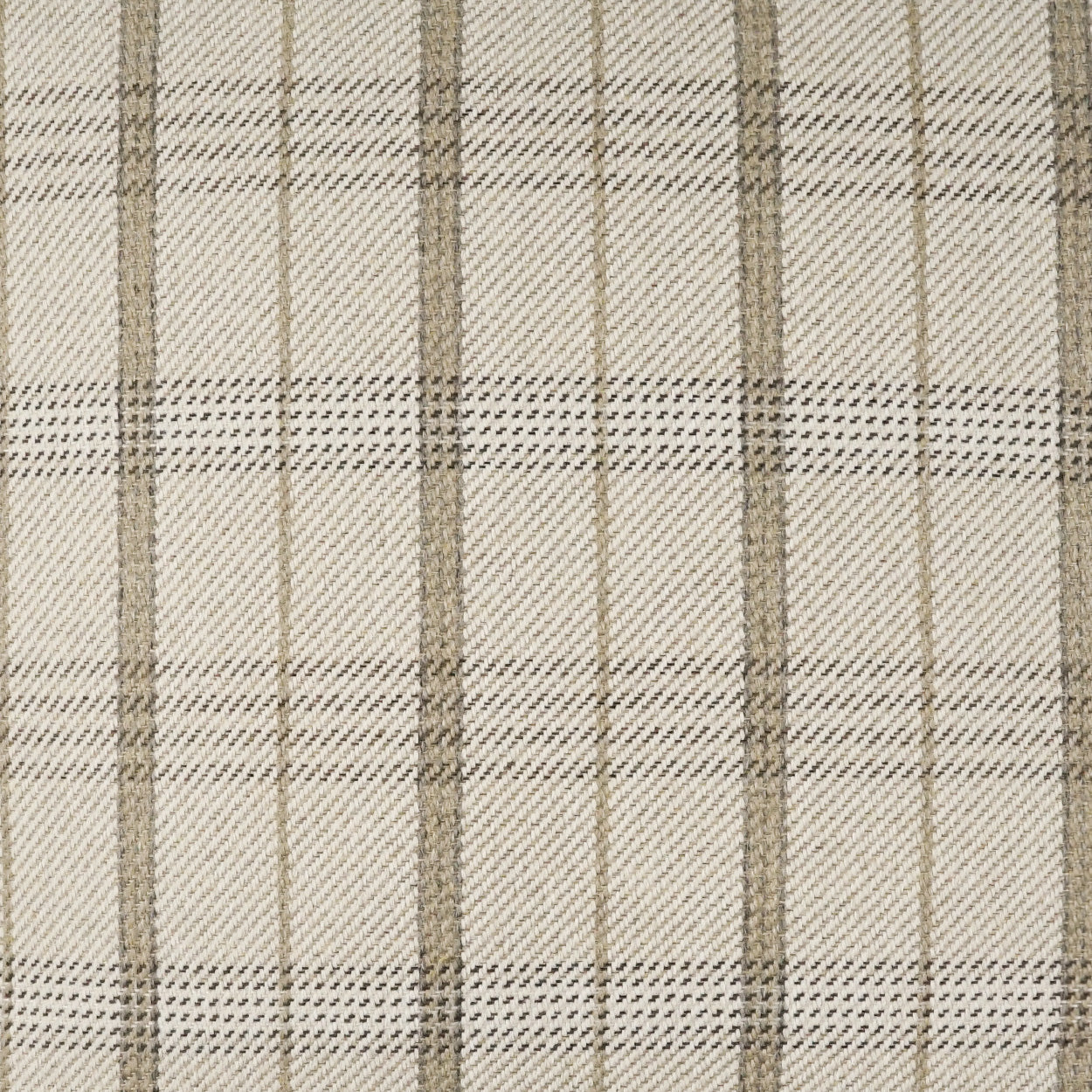 D.V. KAP HOME   24" x 24" Harken Pillow - Pearl Farmhouse, Plaid - Check    - 4166-P-2424