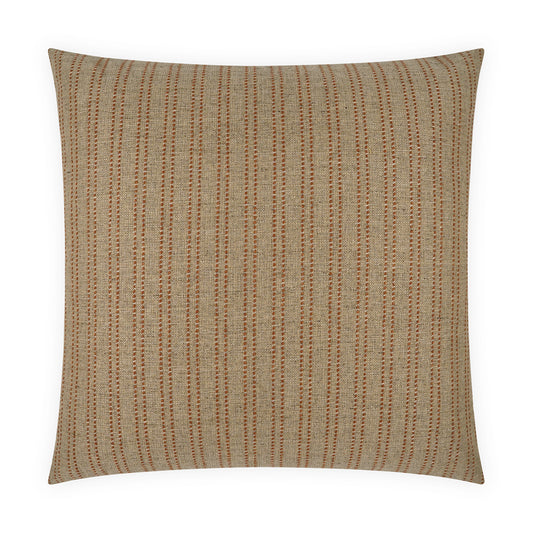 D.V. KAP HOME   24" x 24" Boxford Pillow - Harvest Farmhouse, Stripes    - 4167-H-2424