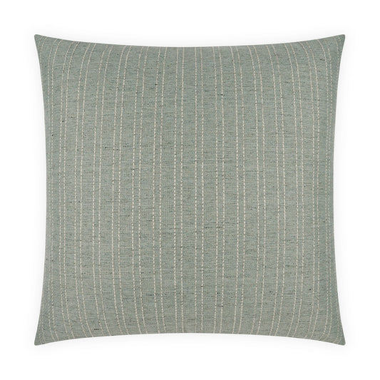 D.V. KAP HOME   24" x 24" Boxford Pillow - Spa Farmhouse, Stripes    - 4167-S-2424