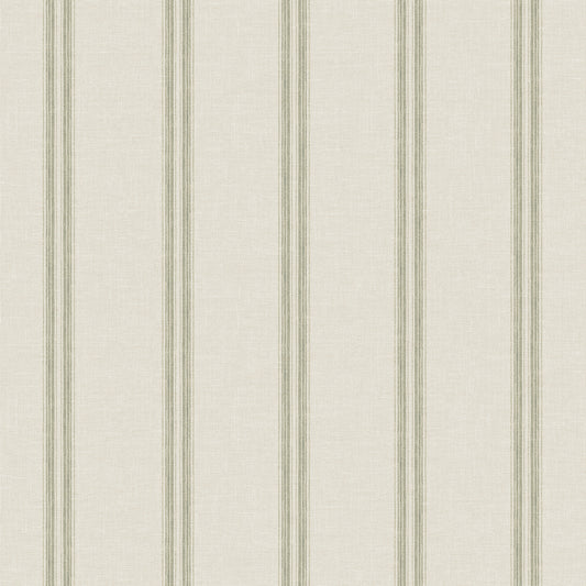 York Wallcoverings Chesapeake Johnny Green Stripes Wallpaper Graphics Farmhouse Green  Wallpaper - 4169-13077