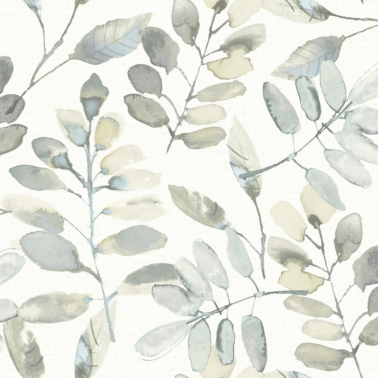 York Wallcoverings Chesapeake Pinnate Grey Leaves Wallpaper Botanical Traditional Grey  Wallpaper - 4169-13905