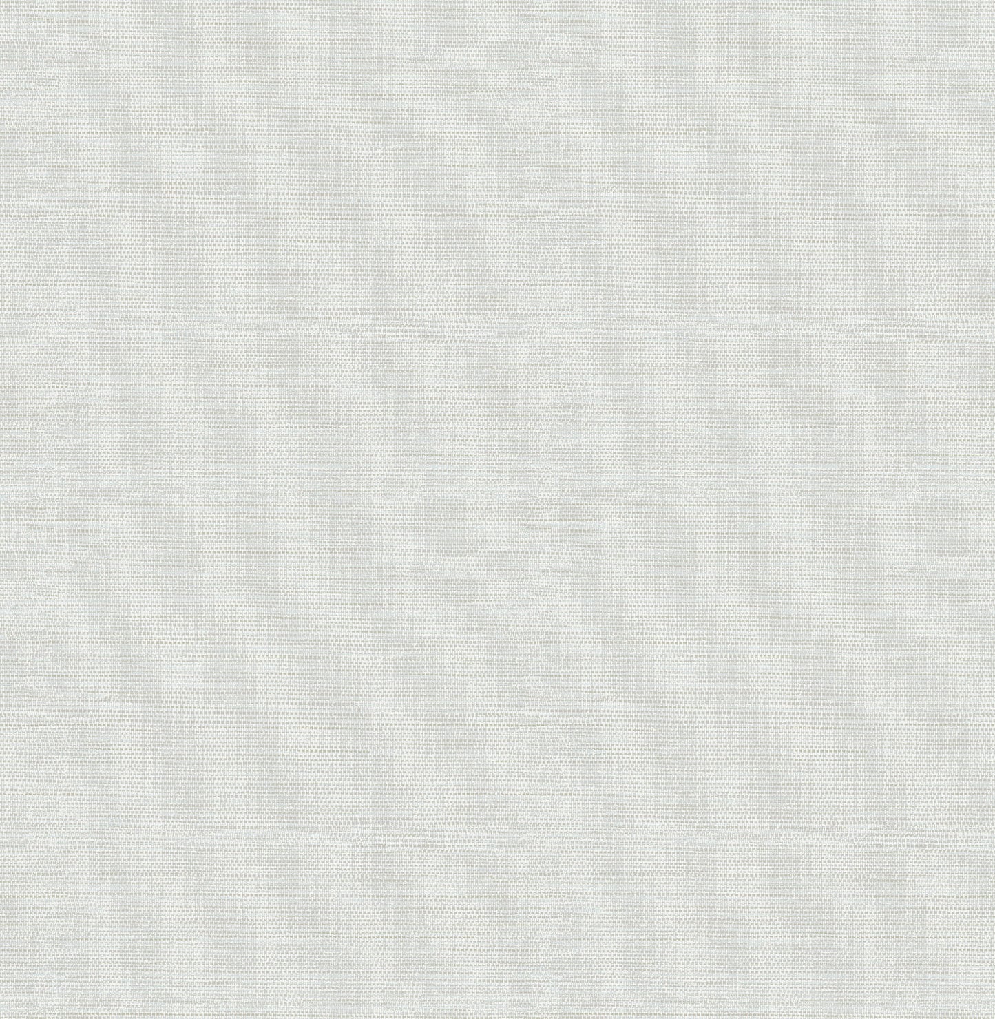 Light blue faux grasscloth wallpaper texture with subtle horizontal weave lines.