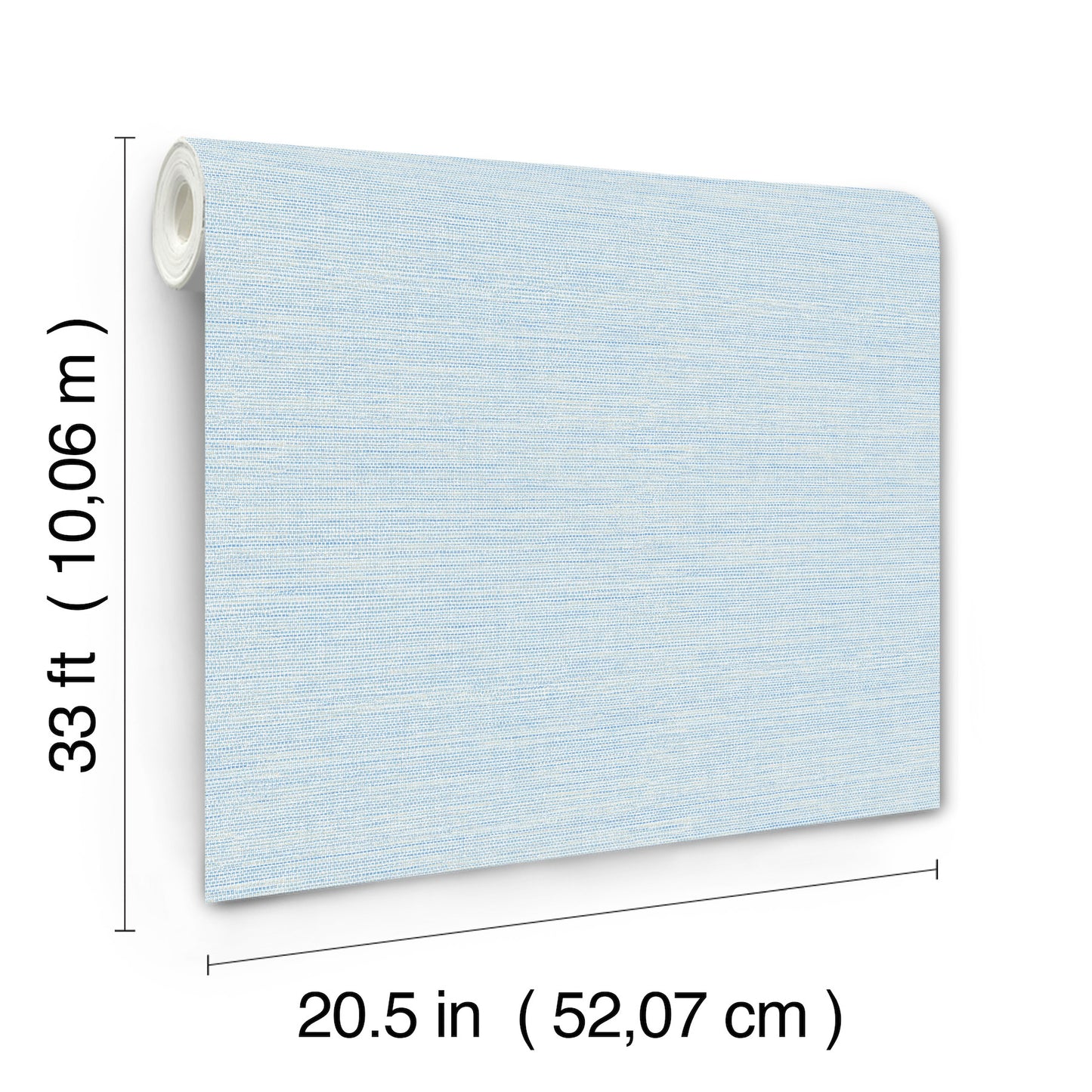 York Wallcoverings Chesapeake Agave Sky Blue Faux Grasscloth Wallpaper Graphics Transitional Sky Blue  Wallpaper - 4169-24283