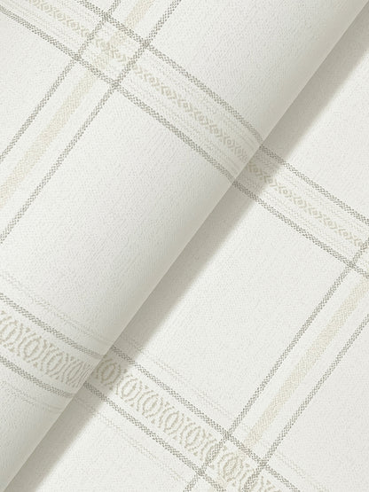 York Wallcoverings Chesapeake Auberge White Plaid Wallpaper Graphics Farmhouse White  Wallpaper - 4169-27606