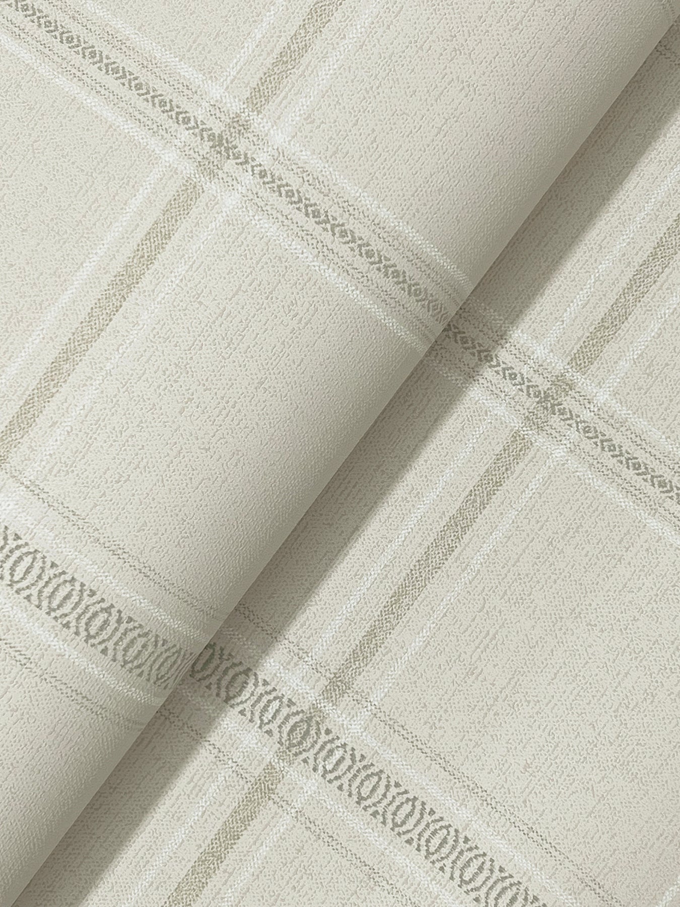 York Wallcoverings Chesapeake Auberge Taupe Plaid Wallpaper Graphics Farmhouse Taupe  Wallpaper - 4169-27608