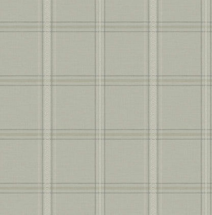 York Wallcoverings Chesapeake Auberge Sage Plaid Wallpaper Graphics Farmhouse Sage  Wallpaper - 4169-27609