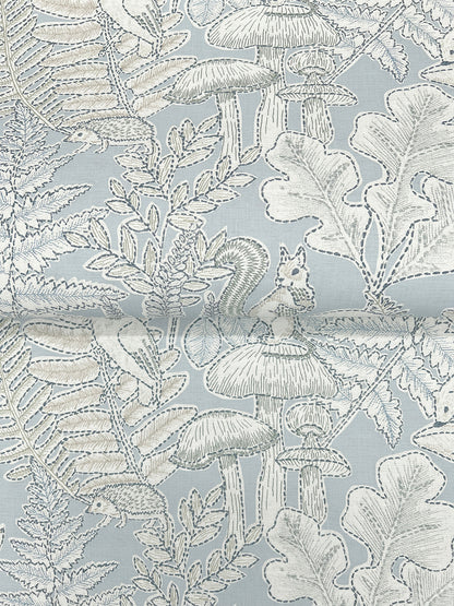 York Wallcoverings Chesapeake Holt Light Blue Woodland Wallpaper Animals Whimsical Light Blue  Wallpaper - 4169-83102