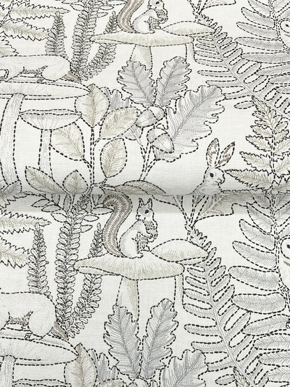 York Wallcoverings Chesapeake Holt Neutral Woodland Wallpaper Animals Whimsical Neutral  Wallpaper - 4169-83103
