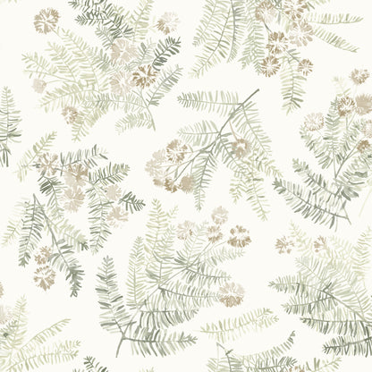 York Wallcoverings Chesapeake Frith Green Botanical Wallpaper Botanical Farmhouse Green  Wallpaper - 4169-83105
