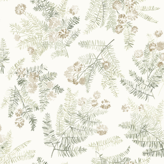 York Wallcoverings Chesapeake Frith Green Botanical Wallpaper Botanical Farmhouse Green  Wallpaper - 4169-83105