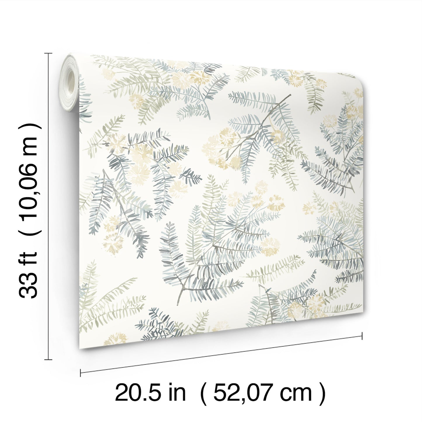 York Wallcoverings Chesapeake Frith Sea Green Botanical Wallpaper Botanical Farmhouse Sea Green  Wallpaper - 4169-83106