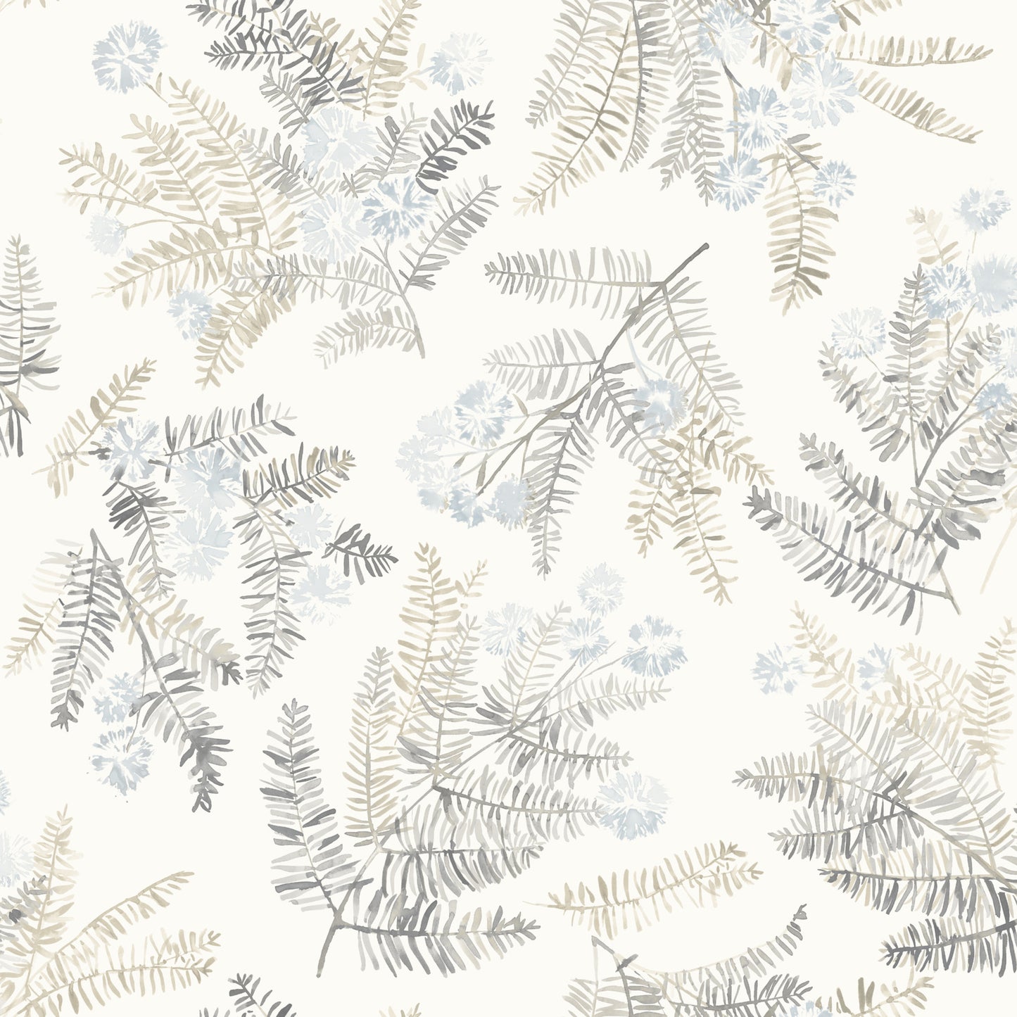 York Wallcoverings Chesapeake Frith Light Blue Botanical Wallpaper Botanical Farmhouse Light Blue  Wallpaper - 4169-83107