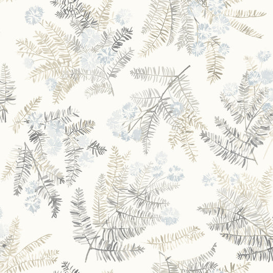 York Wallcoverings Chesapeake Frith Light Blue Botanical Wallpaper Botanical Farmhouse Light Blue  Wallpaper - 4169-83107