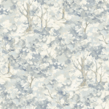 York Wallcoverings Chesapeake Thicket Blue Forest Wallpaper Woods & Forests Transitional Blue  Wallpaper - 4169-83108