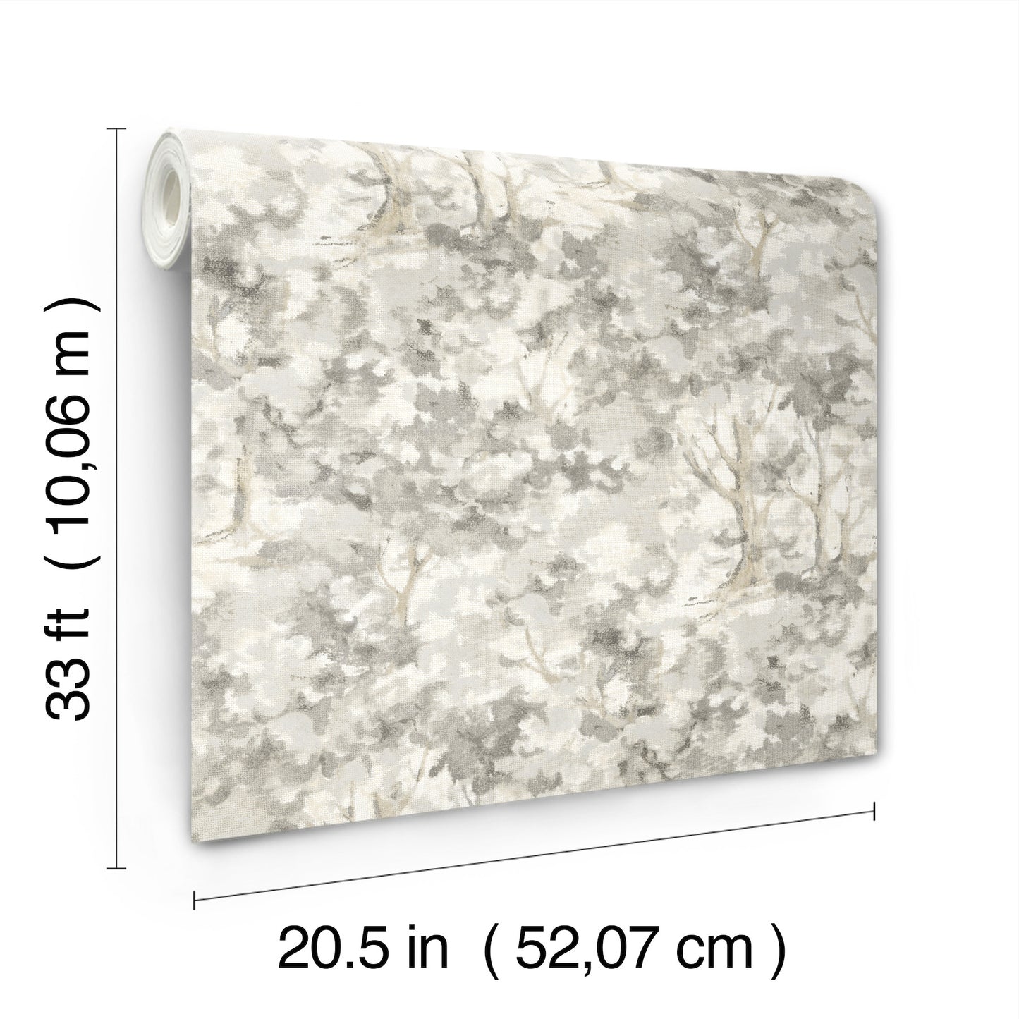 York Wallcoverings Chesapeake Thicket Charcoal Forest Wallpaper Woods & Forests Transitional Charcoal  Wallpaper - 4169-83110