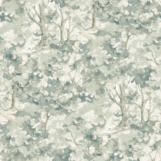 York Wallcoverings Chesapeake Thicket Teal Forest Wallpaper Woods & Forests Transitional Teal  Wallpaper - 4169-83111