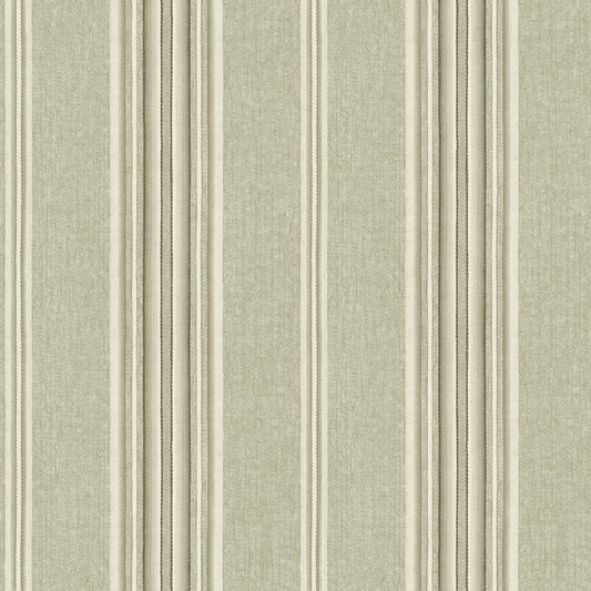 York Wallcoverings Chesapeake Calvados Moss Linen Stripe Wallpaper Graphics Farmhouse Moss  Wallpaper - 4169-83121