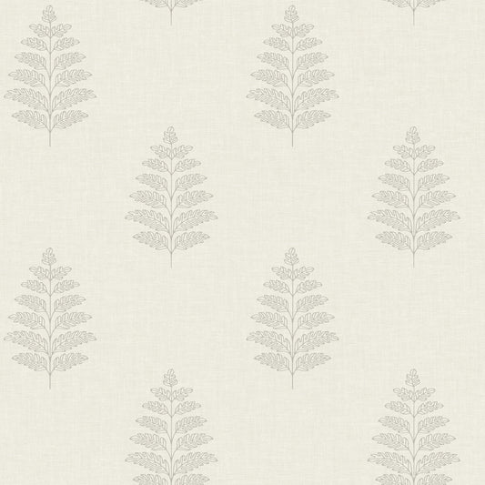 York Wallcoverings Chesapeake Frond Cream Leaf Wallpaper Botanical Farmhouse Cream  Wallpaper - 4169-83125